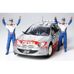   Tamiya Peugeot 206 WRC 2002 1/24 Plastic Model Kit,Needs Assembly