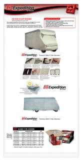 Expedition Class C RV Motorhome Cover 26 29 New 692089001247  