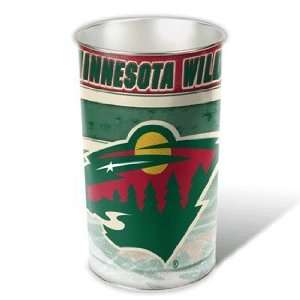  Minnesota Wild Waste Paper Trash Can   Trash Cans