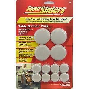   Count 1 & 1 3/4 Round Table & Chair Super Sliders