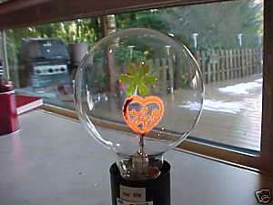 Shamrock, Love, Filament light/lamp bulb  