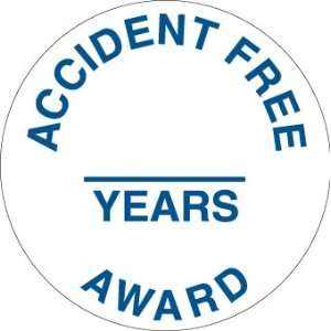  HARD HAT EMBLEMS ACCIDENT FREE YEARS AWARD: Home 