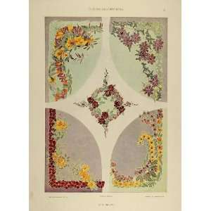   Ceiling Designs Floral Pattern   Original Print: Home & Kitchen