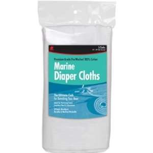  Buffalo Industries Buff Marine Diaper Cloth 3Pk: Sports 