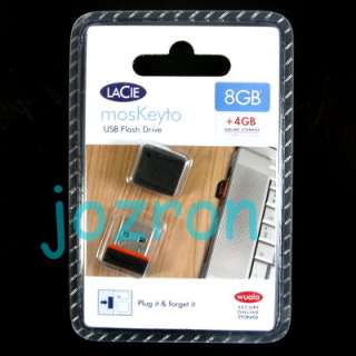 LaCie MosKeyto 8GB 8G USB Flash Pen Drive Disk Wuala  