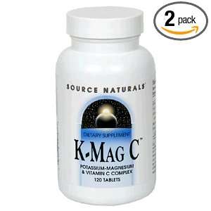  Source Naturals K Mag C, 120 Tablets (Pack of 2): Health 