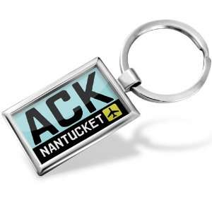 Keychain Airport code ACK / Nantucket country: United States   Hand 