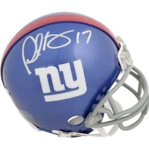 Plaxico Burress New York Giants Autographed Mini Helmet 