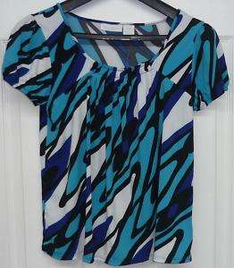 Worthington womans Shirred Scoopneck Top size  S NWT  