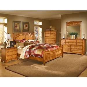  Homelegance Laurel Heights Panel Bedroom Set (Oak) (King 
