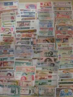 100 Paper money, world banknotes UNC + North Korea Specimen set, total 