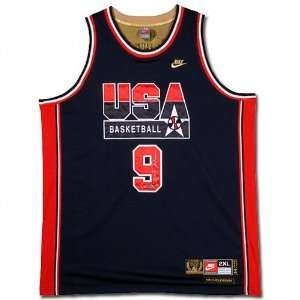  Michael Jordan Autographed Team USA Jersey: Sports 
