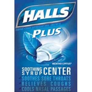  HALLS PLUS C DROP BAG MENT LYP 25 EACH Health & Personal 