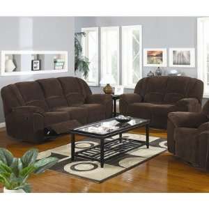  Berryville Reclining Sofa and Loveseat Set in Brown