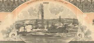 Fairport Oil & Gas  1926 Ohio stock certificate share  
