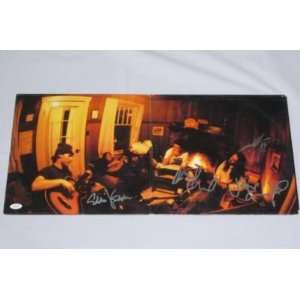   PEARL JAM BAND SIGNED AUTHENTIC ALBUM COVER JSA WOW 