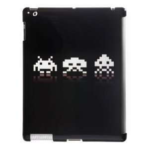 SPACE INVADERS iPAD 2 IMD BACK CLIP SMARTCOVER COMPATIBLE MIRROR