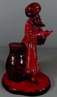RARE Royal Doulton Figurine LAMP SELLER Flambe HN 3278 HN3278  