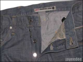 155 LEVIS ENGINEERED JEANS SELVAGE CINCH BACK 32x32  
