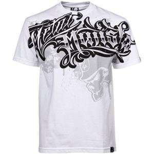  Metal Mulisha Lost Skulls T Shirt   X Large/White 