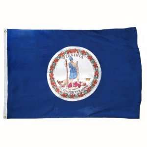  Virginia Flag 6X10 Foot Nylon Patio, Lawn & Garden