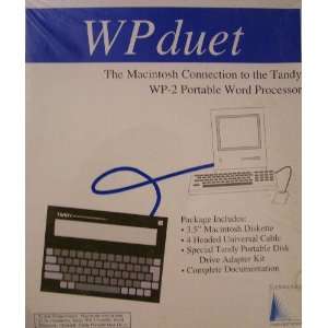  WPduet The Macintosh Connection to the Tandy WP 2 Portable 