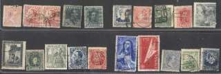 Spain x 20 Stamps Perfin. Very Nice Lot. L@@K. See Scan.