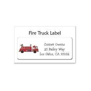  Fire Truck Address Labels: Office Products