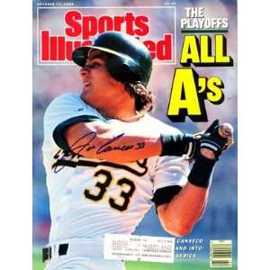  Autographed Jose Canseco Picture   Sports Illustrated 