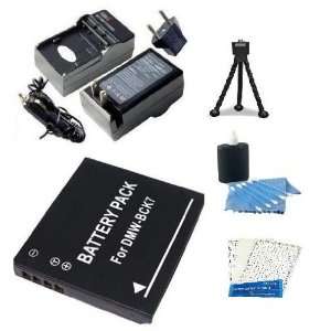  Battery And Charger Kit For Panasonic DMC TS20 WaterProof 