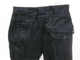 GENERRA SECOND SKIN CLOTHES Black Bermuda Shorts Sz 4  