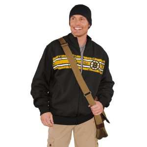  Boston Bruins Wideout Track Jacket: Sports & Outdoors
