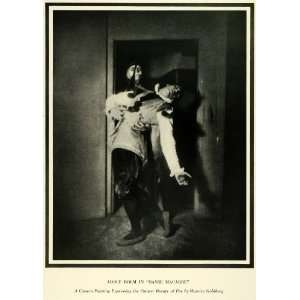  1924 Print Adolf Bolm Danse Macabre Dance Death Poe 