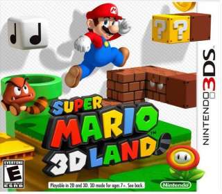 Super Mario 3D Land (Nintendo 3DS, 2011) 045496741723  