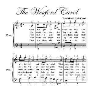    Wexford Carol Easy Piano Sheet Music: Christmas Carol: Books