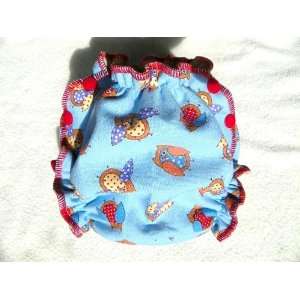   Quick Dry Fitted Cloth Diaper   Owls Woven Print   Size: Large: Baby