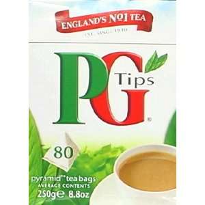 Tips, Tea Pyramid Black, 80 Bag (12 Pack):  Grocery 