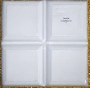 Dansk Rudy Reindeer _ 4 section White Square Divided Serving Tray 