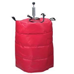  Red Vinyl Beer Keg Jacket