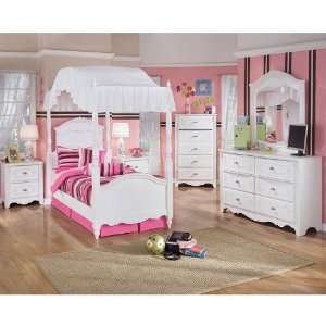 Ashley Furniture Exquisite Canopy Bedroom Set B188 cnp br set:  