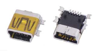 USB Mini B Socket PCB SMT Mount 5 Pins Connector #US05  