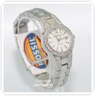 FOSSIL WOMENS THREE HAND WHIT DIAL WATCH AM4192  