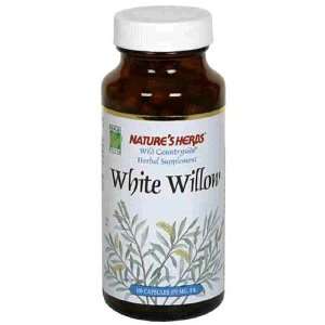 Natures Herbs White Willow Bark 375 mg Capsules 100 Each [Health and 