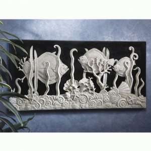  On Sale  Aquarium in Black and White Wall Frieze