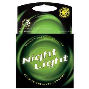  Night Light Glow in the Dark Condom   Box of 3 Everything 