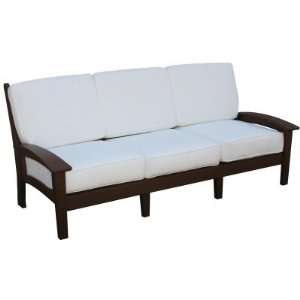  Eagle One Newport Sofa with Cushions White Taupe, White 