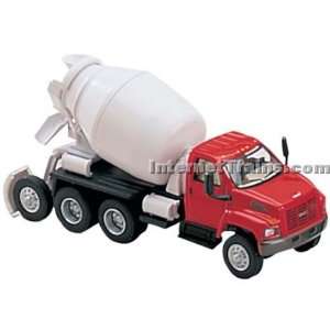   2003 GMC Topkick 4 Axle Cement Mixer Truck   Red/White: Toys & Games
