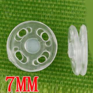 200 Plastic Snap Press Button Sewing On 7mm J0787 1  
