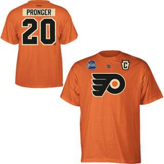   Flyers Chris Pronger Orange Winter Classic 2012 Jersey T Shirt  