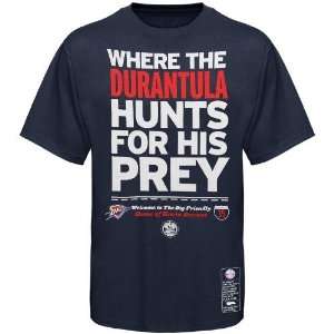   35 Kevin Durant Navy Blue NBA Campaign ESPN T shirt